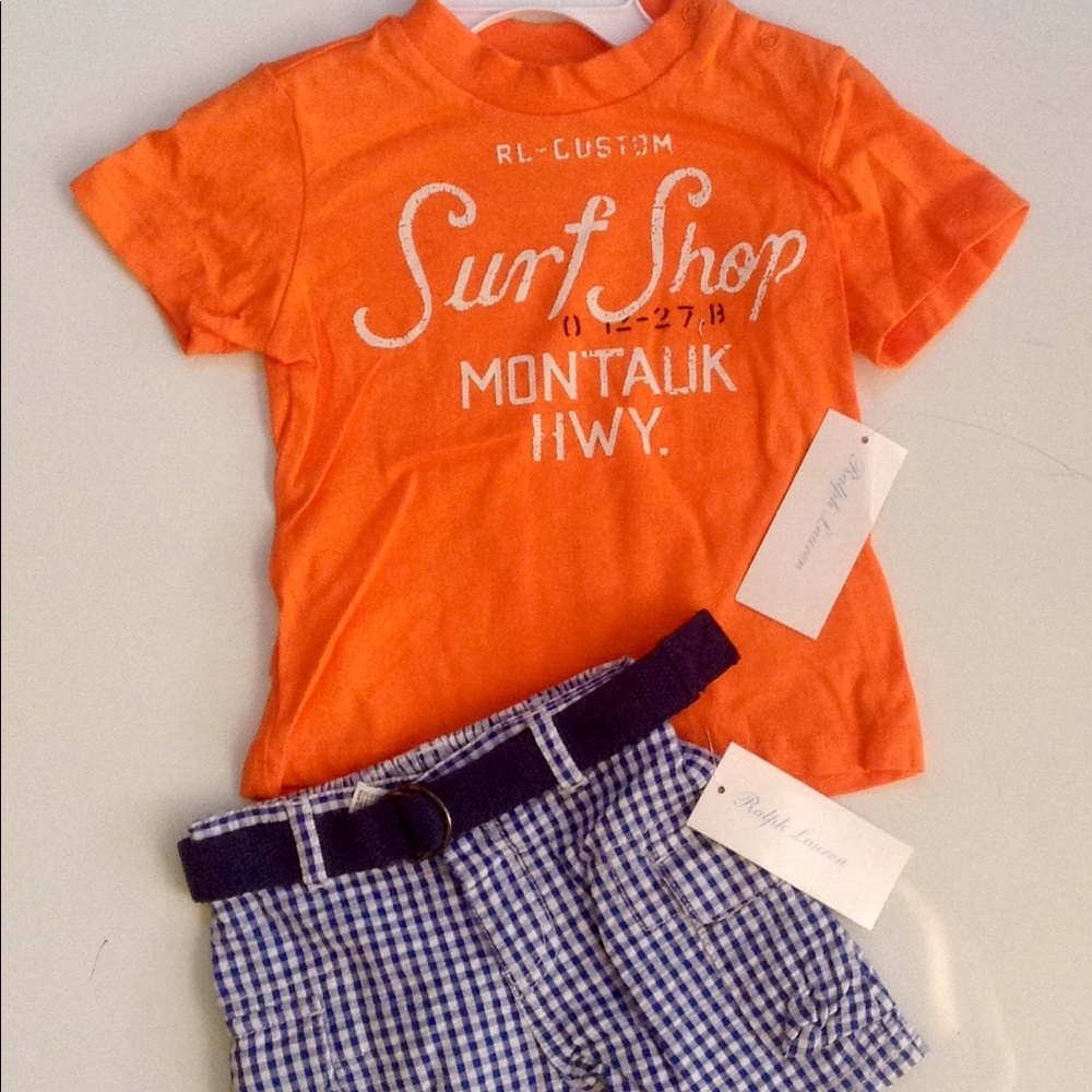 NEW WITH TAG RALPH LAUREN POLO BABY BOY SET